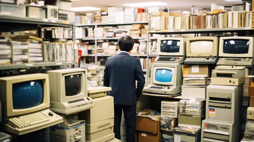 日本では、メーンフレーム代替の安価な事務処理コンピューターとしてオフィスコンピューターの市場が開けていた。